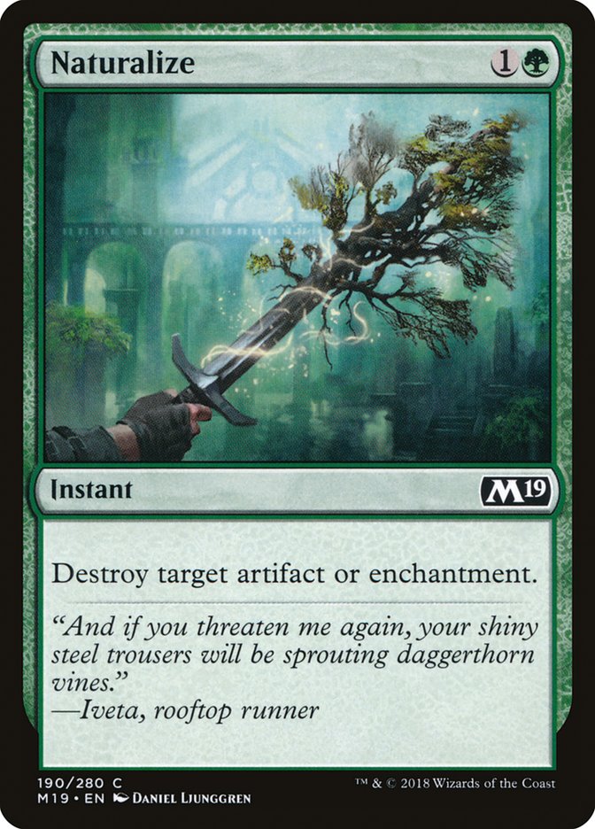 Naturalize [Core Set 2019] | Pegasus Games WI