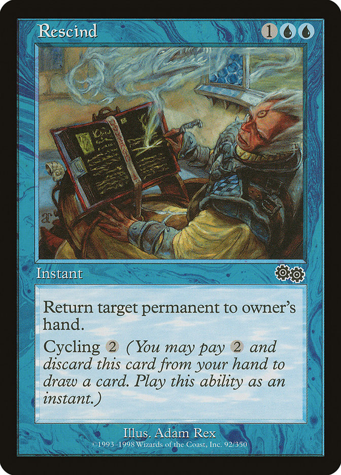Rescind [Urza's Saga] | Pegasus Games WI