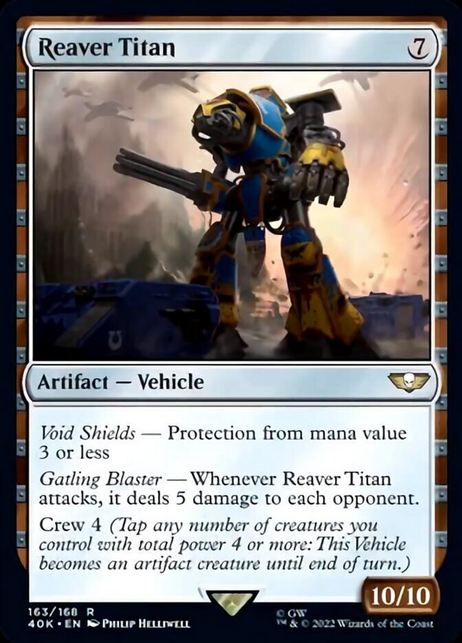 Reaver Titan (Surge Foil) [Warhammer 40,000] | Pegasus Games WI