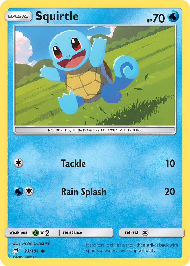 Squirtle (23/181) [Sun & Moon: Team Up] | Pegasus Games WI