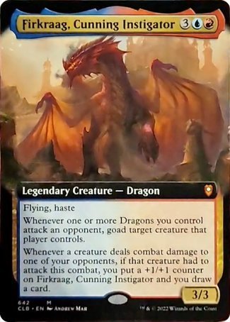Firkraag, Cunning Instigator (Extended Art) [Commander Legends: Battle for Baldur's Gate] | Pegasus Games WI