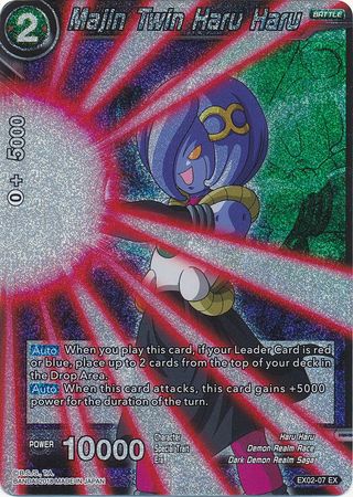 Majin Twin Haru Haru (Foil) (EX02-07) [Dark Demon's Villains] | Pegasus Games WI