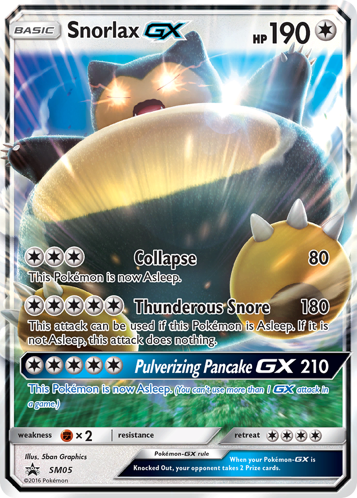 Snorlax GX (SM05) [Sun & Moon: Black Star Promos] | Pegasus Games WI