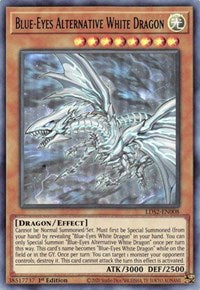 Blue-Eyes Alternative White Dragon (Green) [LDS2-EN008] Ultra Rare | Pegasus Games WI