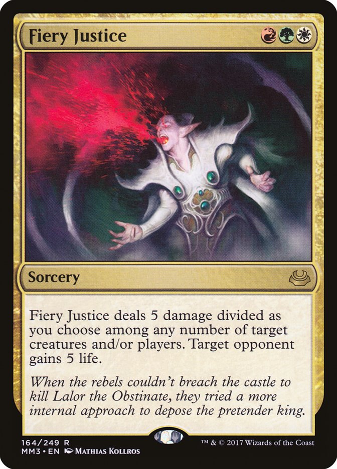 Fiery Justice [Modern Masters 2017] | Pegasus Games WI