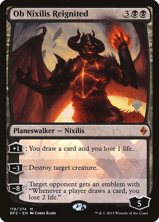 Ob Nixilis Reignited (Promo Pack) [Battle for Zendikar Promos] | Pegasus Games WI