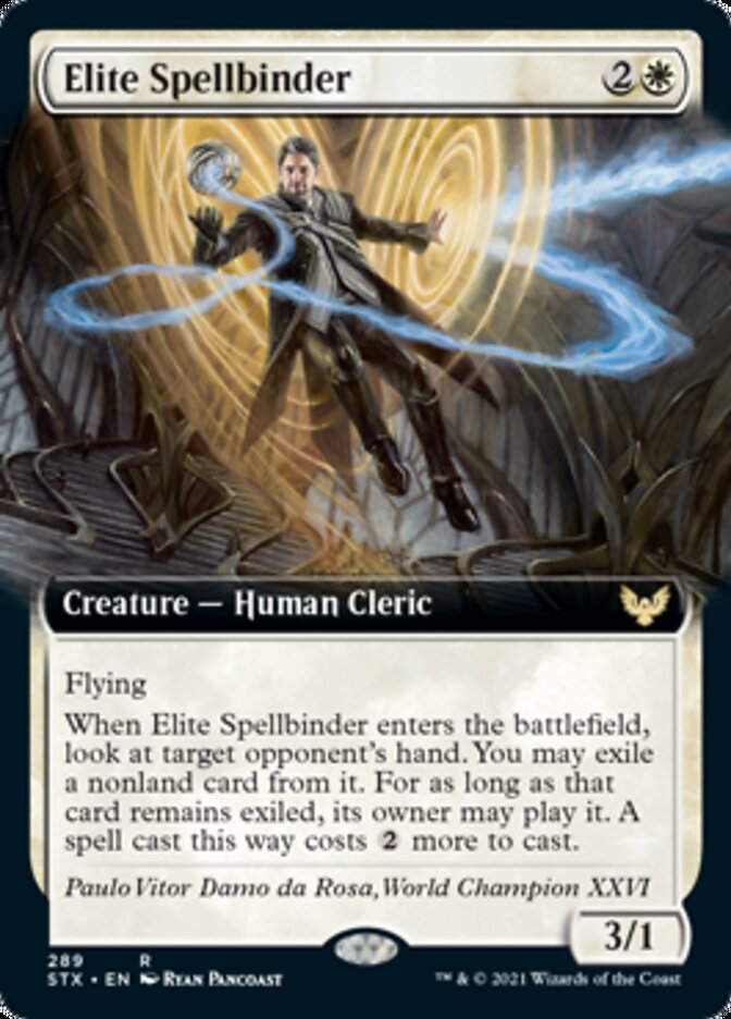 Elite Spellbinder (Extended Art) [Strixhaven: School of Mages] | Pegasus Games WI