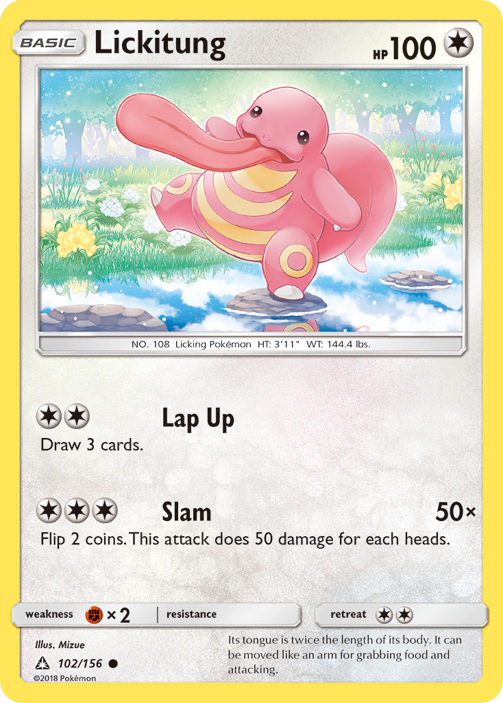 Lickitung (102/156) [Sun & Moon: Ultra Prism] | Pegasus Games WI