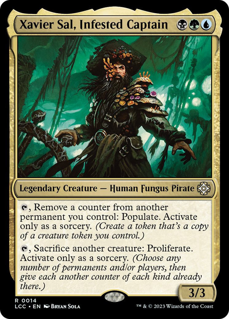 Xavier Sal, Infested Captain [The Lost Caverns of Ixalan Commander] | Pegasus Games WI