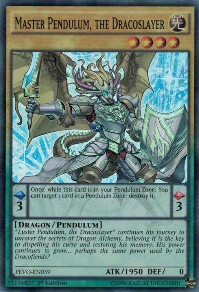 Master Pendulum, the Dracoslayer [PEVO-EN059] Super Rare | Pegasus Games WI