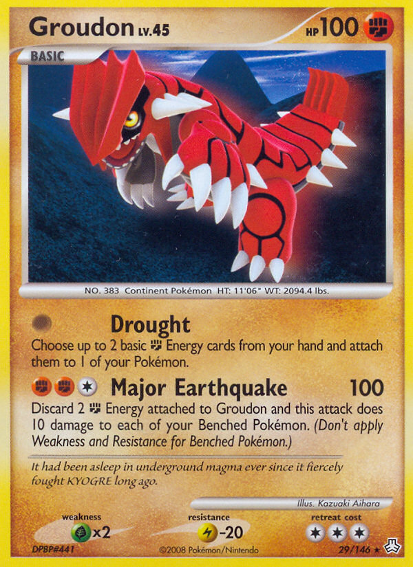 Groudon (29/146) [Diamond & Pearl: Legends Awakened] | Pegasus Games WI