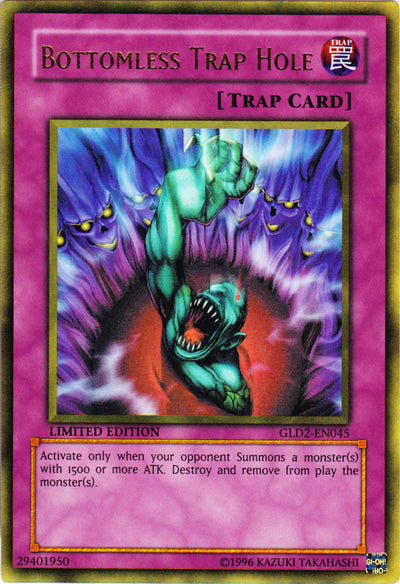 Bottomless Trap Hole [GLD2-EN045] Ultra Rare | Pegasus Games WI