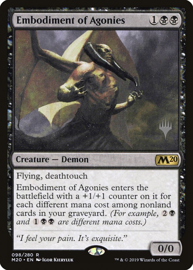 Embodiment of Agonies (Promo Pack) [Core Set 2020 Promos] | Pegasus Games WI