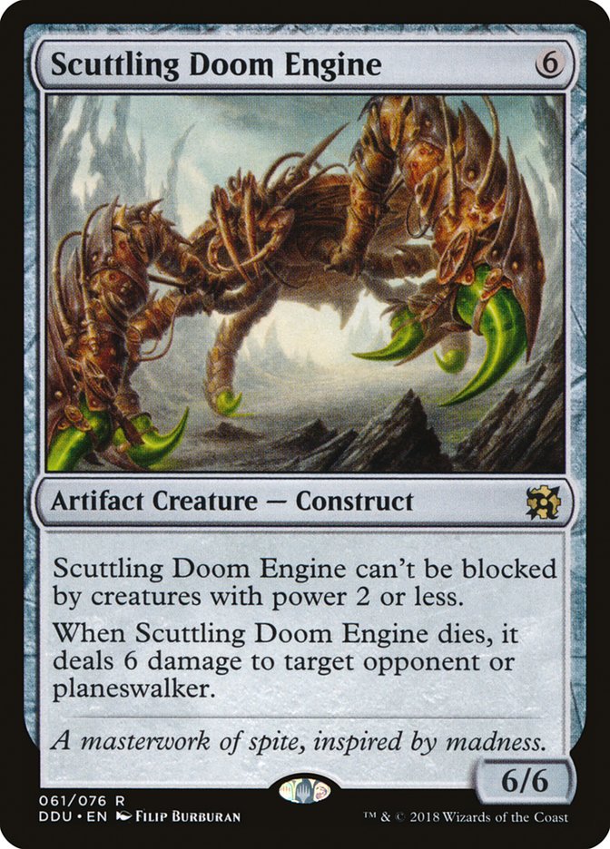 Scuttling Doom Engine [Duel Decks: Elves vs. Inventors] | Pegasus Games WI