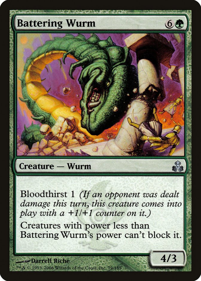 Battering Wurm [Guildpact] | Pegasus Games WI