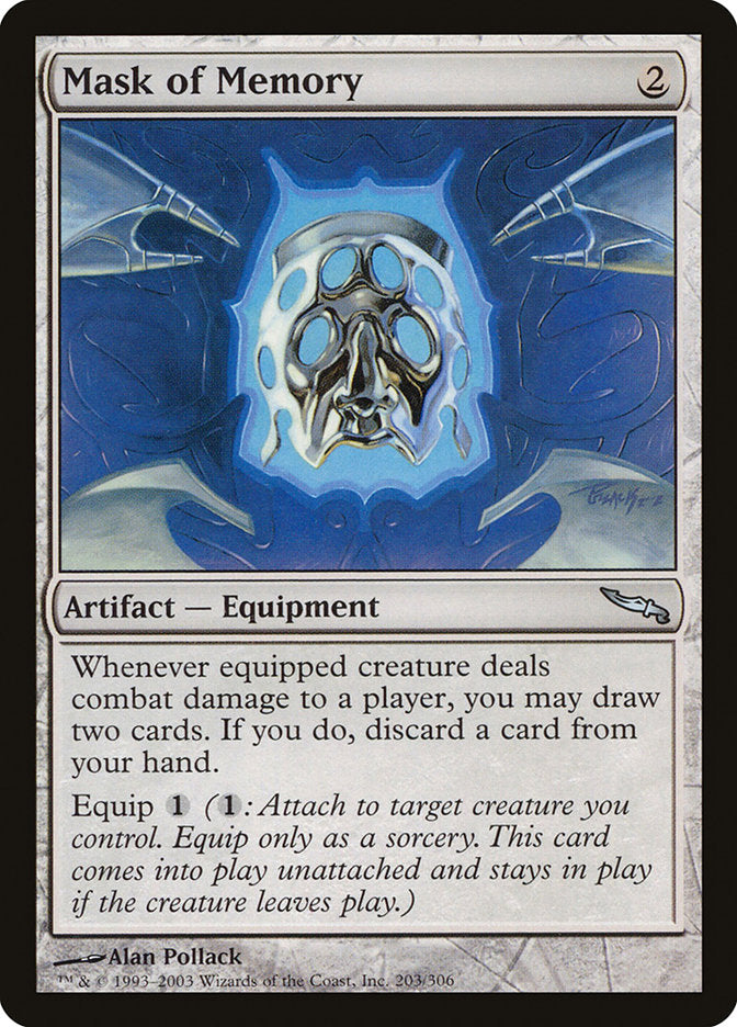 Mask of Memory [Mirrodin] | Pegasus Games WI