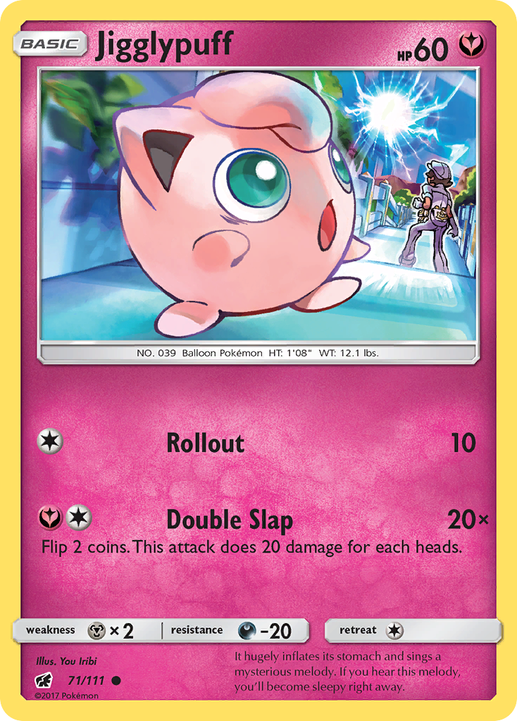 Jigglypuff (71/111) [Sun & Moon: Crimson Invasion] | Pegasus Games WI