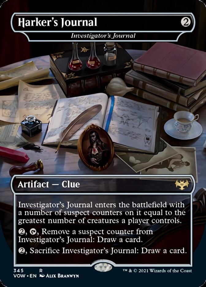 Investigator's Journal - Harker's Journal [Innistrad: Crimson Vow] | Pegasus Games WI