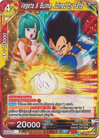 Vegeta & Bulma, Joined by Fate (BT10-146) [Rise of the Unison Warrior 2nd Edition] | Pegasus Games WI