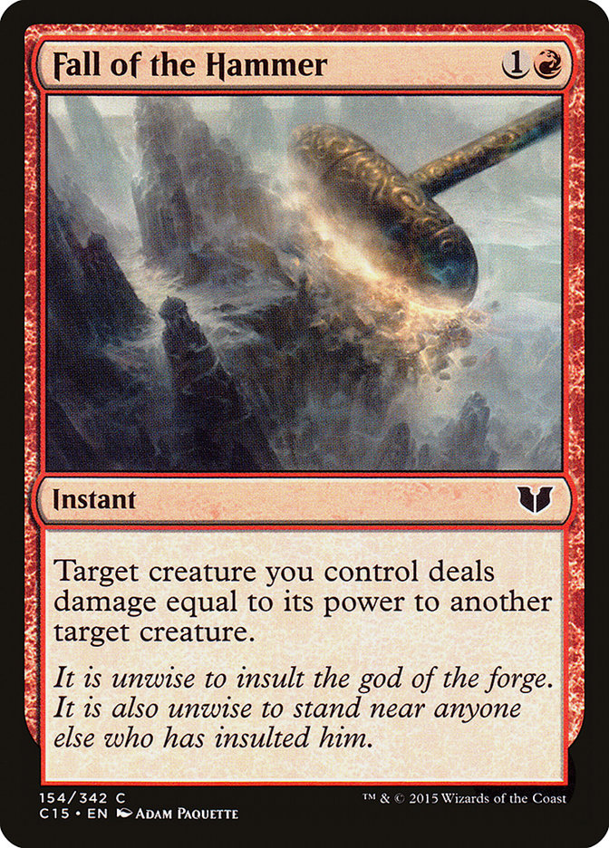 Fall of the Hammer [Commander 2015] | Pegasus Games WI