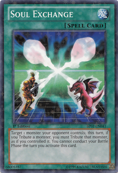 Soul Exchange [BP01-EN041] Starfoil Rare | Pegasus Games WI