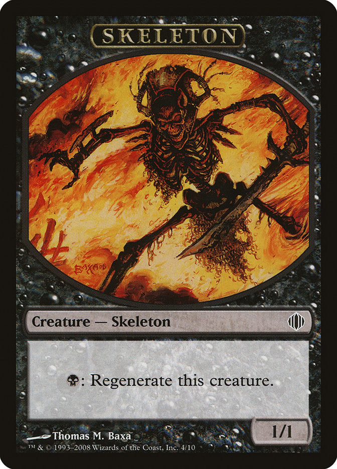 Skeleton Token [Shards of Alara Tokens] | Pegasus Games WI