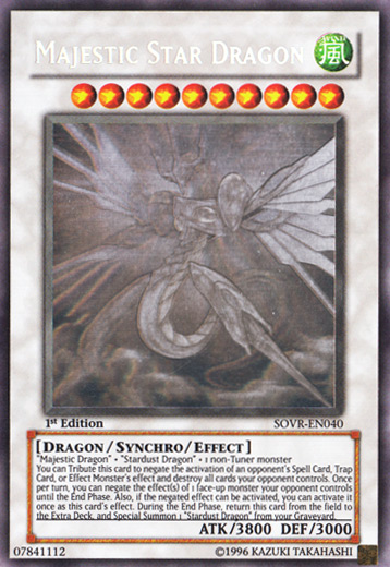 Majestic Star Dragon [SOVR-EN040] Ghost Rare | Pegasus Games WI