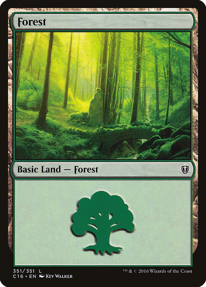 Forest (351) [Commander 2016] | Pegasus Games WI