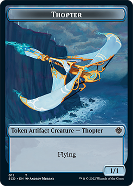 Bird // Thopter Double-Sided Token [Starter Commander Decks] | Pegasus Games WI