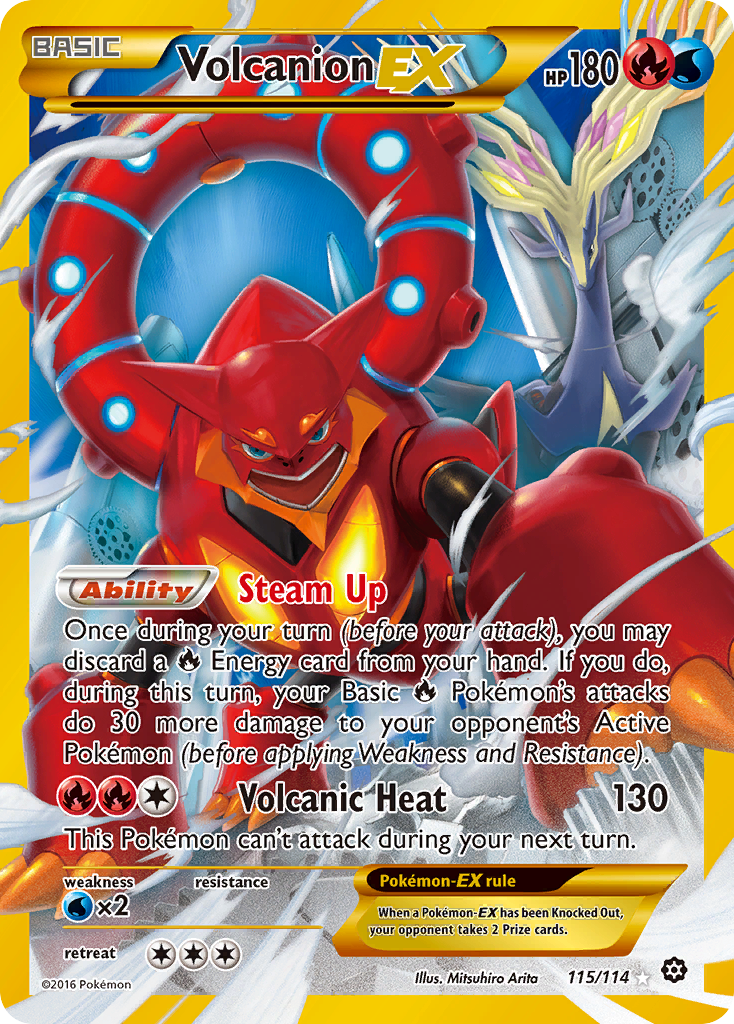 Volcanion EX (115/114) [XY: Steam Siege] | Pegasus Games WI