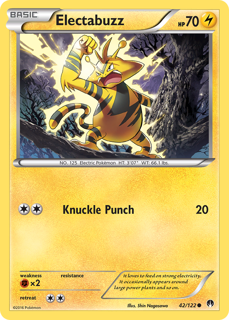 Electabuzz (42/122) [XY: BREAKpoint] | Pegasus Games WI