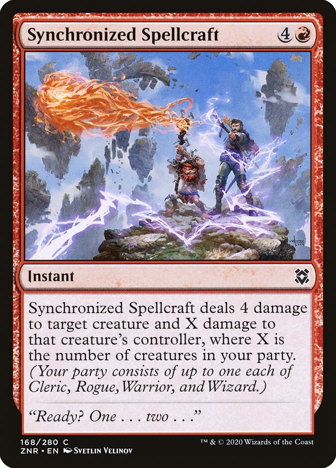 Synchronized Spellcraft [Zendikar Rising] | Pegasus Games WI