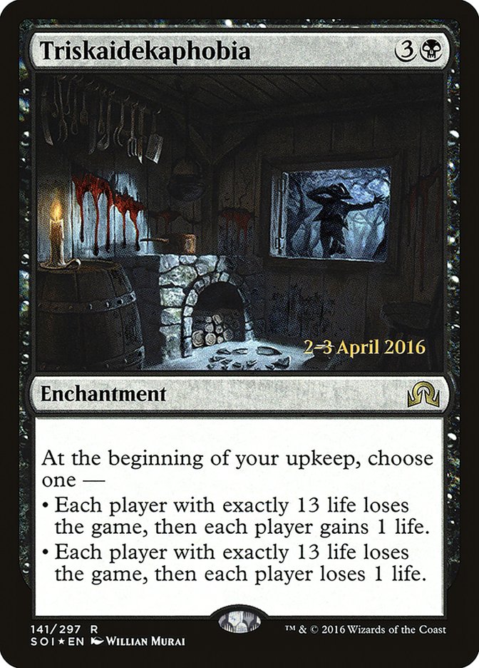 Triskaidekaphobia [Shadows over Innistrad Prerelease Promos] | Pegasus Games WI