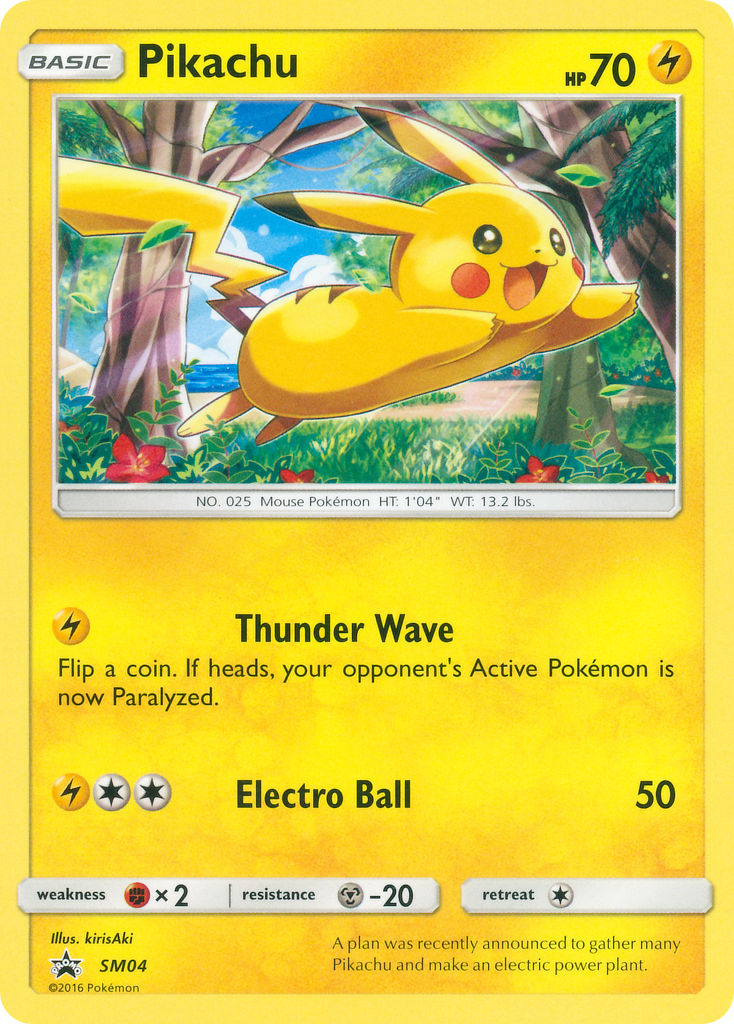 Pikachu (SM04) (Target Non Holo) [Sun & Moon: Black Star Promos] | Pegasus Games WI