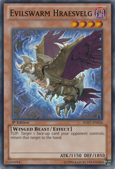 Evilswarm Hraesvelg [HA07-EN016] Super Rare | Pegasus Games WI