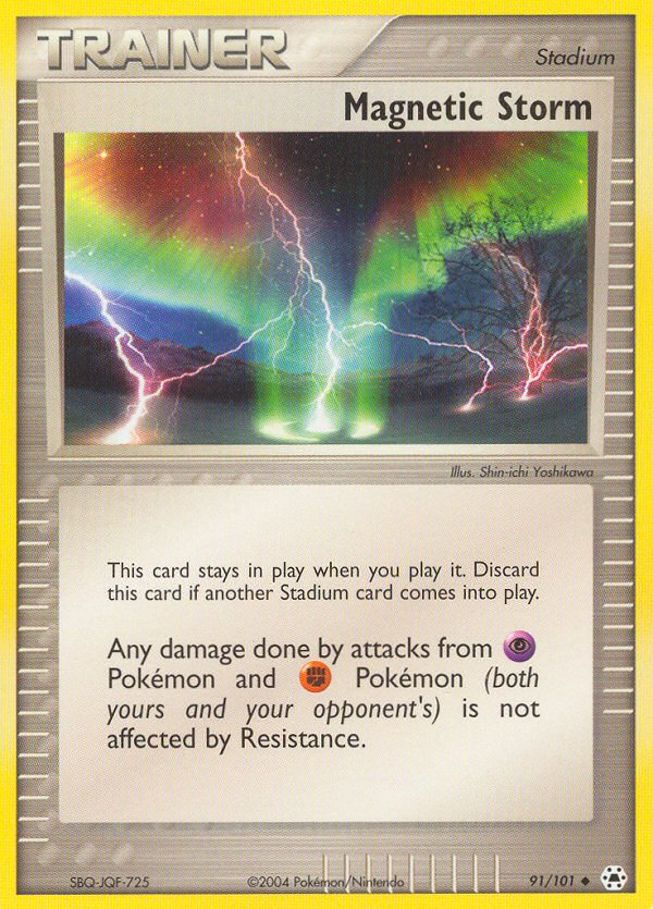 Magnetic Storm (91/101) [EX: Hidden Legends] | Pegasus Games WI
