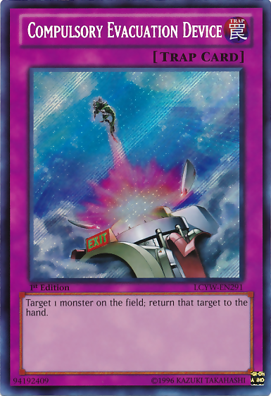 Compulsory Evacuation Device [LCYW-EN291] Secret Rare | Pegasus Games WI