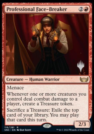 Professional Face-Breaker (Promo Pack) [Streets of New Capenna Promos] | Pegasus Games WI