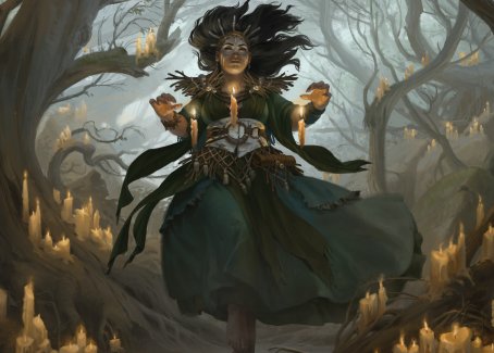 Candlegrove Witch 1 Art Card [Innistrad: Midnight Hunt Art Series] | Pegasus Games WI