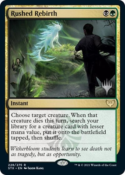 Rushed Rebirth (Promo Pack) [Strixhaven: School of Mages Promos] | Pegasus Games WI