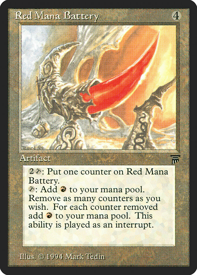 Red Mana Battery [Legends] | Pegasus Games WI