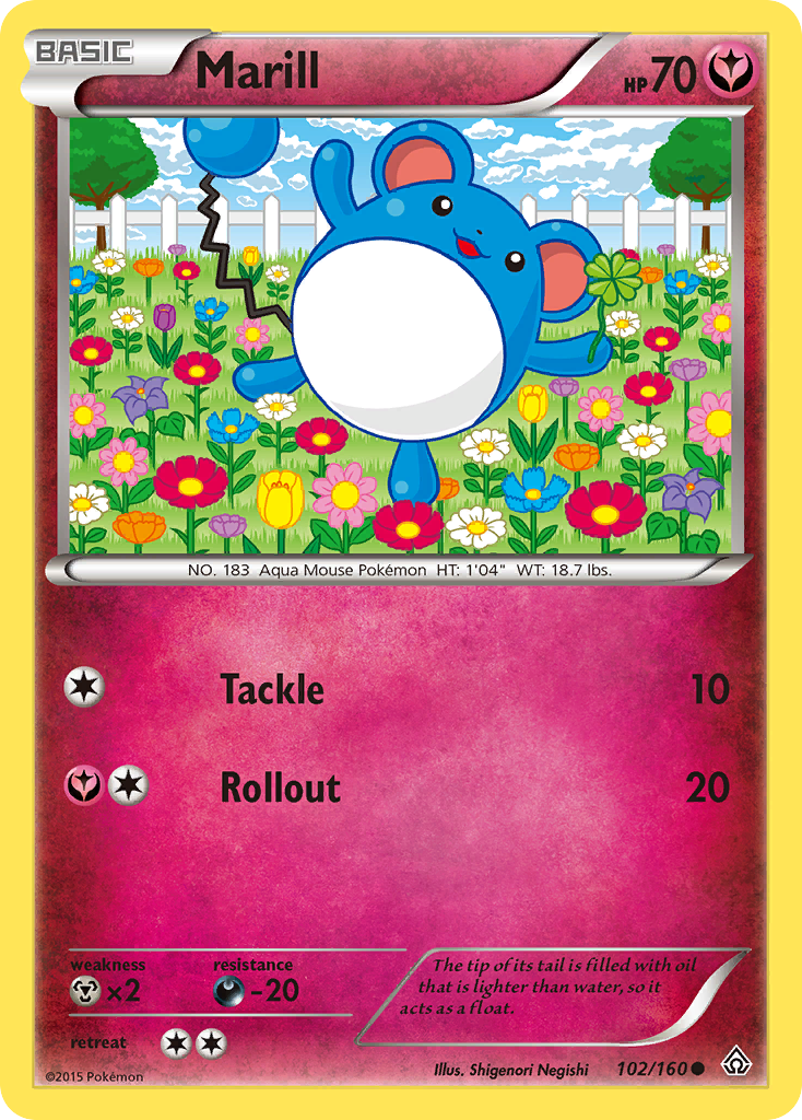 Marill (102/160) [XY: Primal Clash] | Pegasus Games WI
