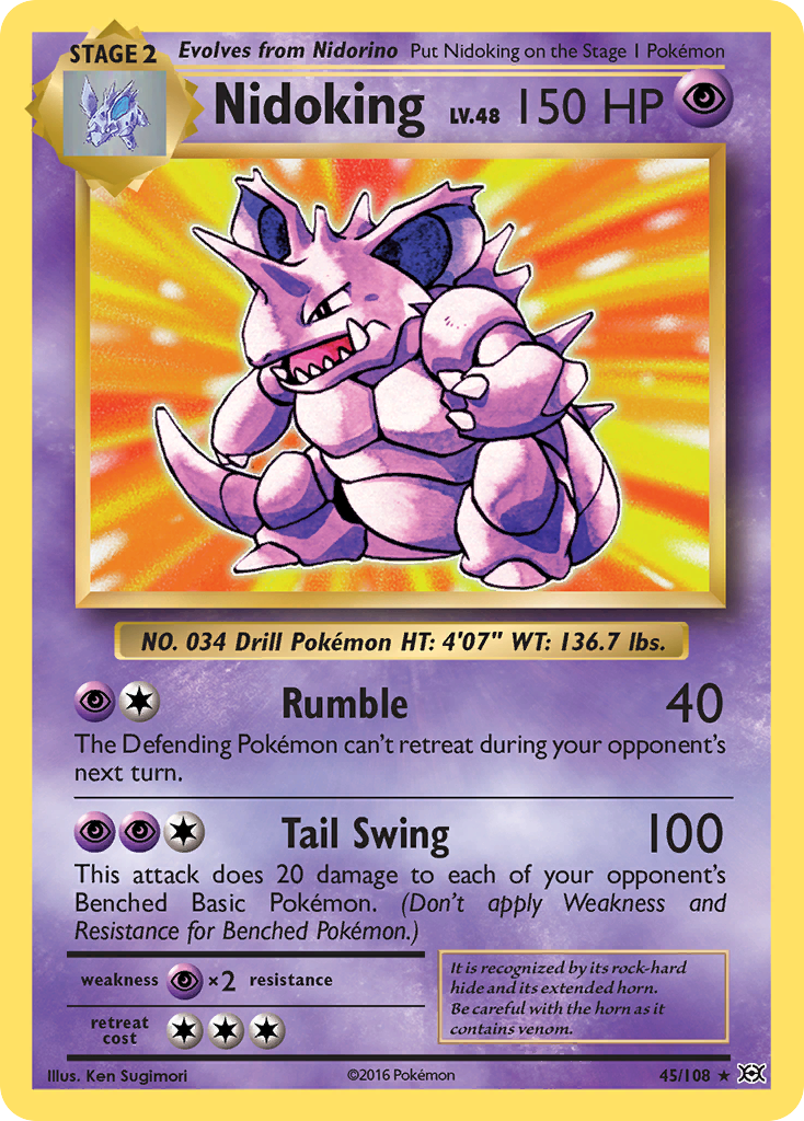 Nidoking (45/108) [XY: Evolutions] | Pegasus Games WI