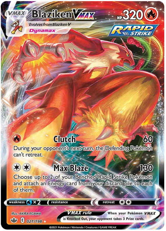 Blaziken VMAX (021/198) [Sword & Shield: Chilling Reign] | Pegasus Games WI