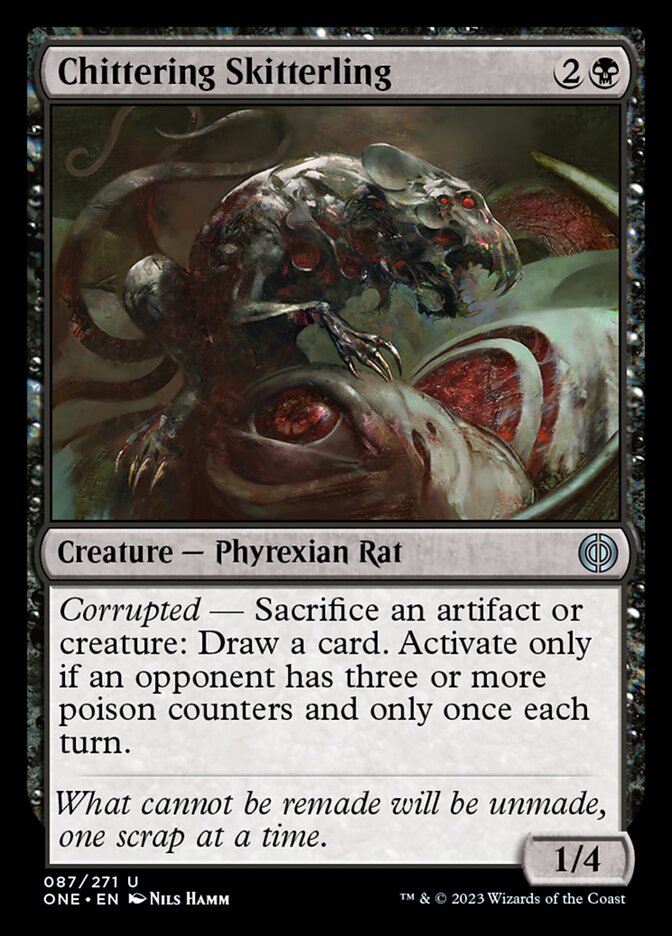 Chittering Skitterling [Phyrexia: All Will Be One] | Pegasus Games WI