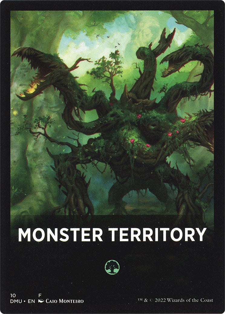 Monster Territory Theme Card [Dominaria United Tokens] | Pegasus Games WI