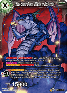 Black Smoke Dragon, Offering of Destruction (Uncommon) [BT13-124] | Pegasus Games WI