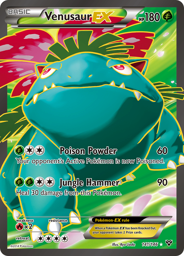 Venusaur EX (141/146) [XY: Base Set] | Pegasus Games WI