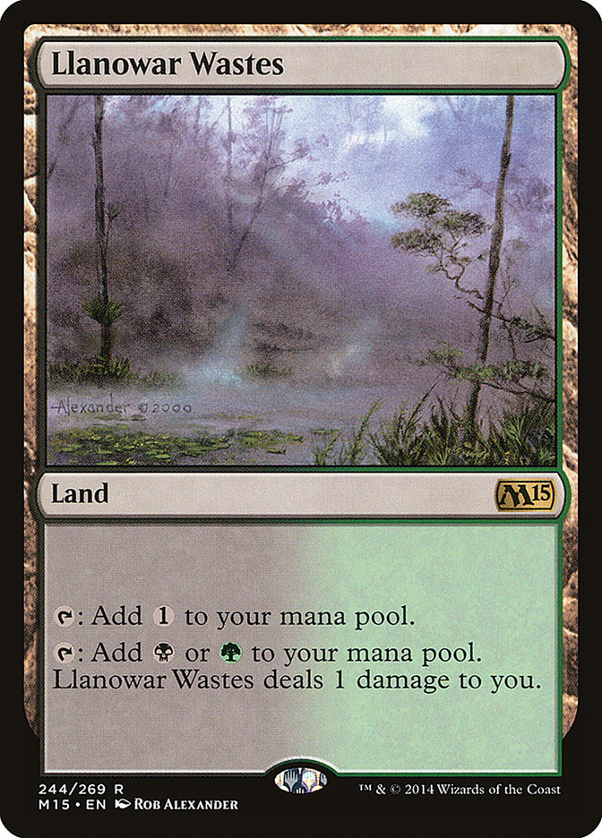 Llanowar Wastes [Magic 2015] | Pegasus Games WI