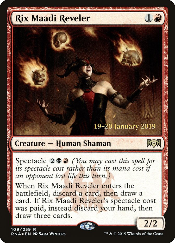 Rix Maadi Reveler [Ravnica Allegiance Prerelease Promos] | Pegasus Games WI